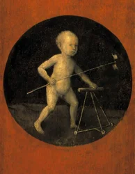 Child with Pinwheel and Walker